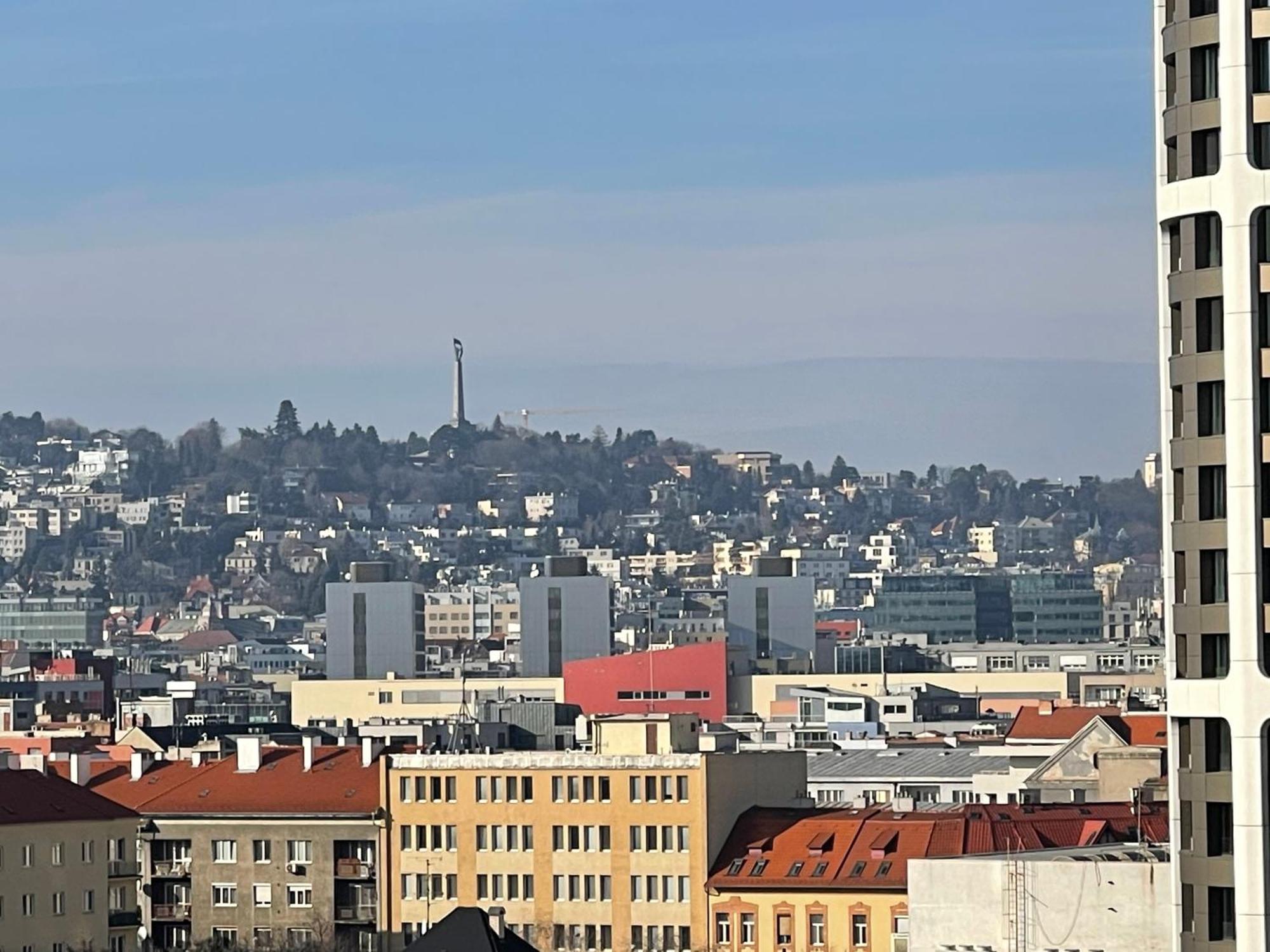 Sag Panorama City Apartment 3 Rooms Free Parking Free Wifi Bratislava Buitenkant foto